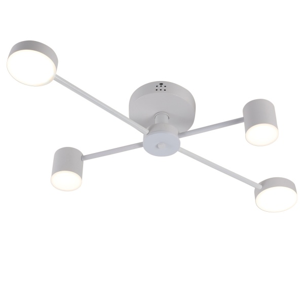 Люстра світлодіодна Victoria Lighting з пультом д/к 40 Вт білий Otis/PL4 white 