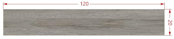 Плитка Cifre Хемптон Перл 20x120 