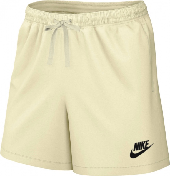 Шорты Nike W NSW CLUB FLC MR SHORT DQ5802-113 р. S бежевый