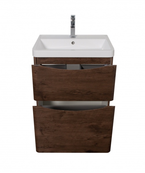 Тумба підлогова Aqua Rodos Vista каштан з умивальником Ваr 60 см