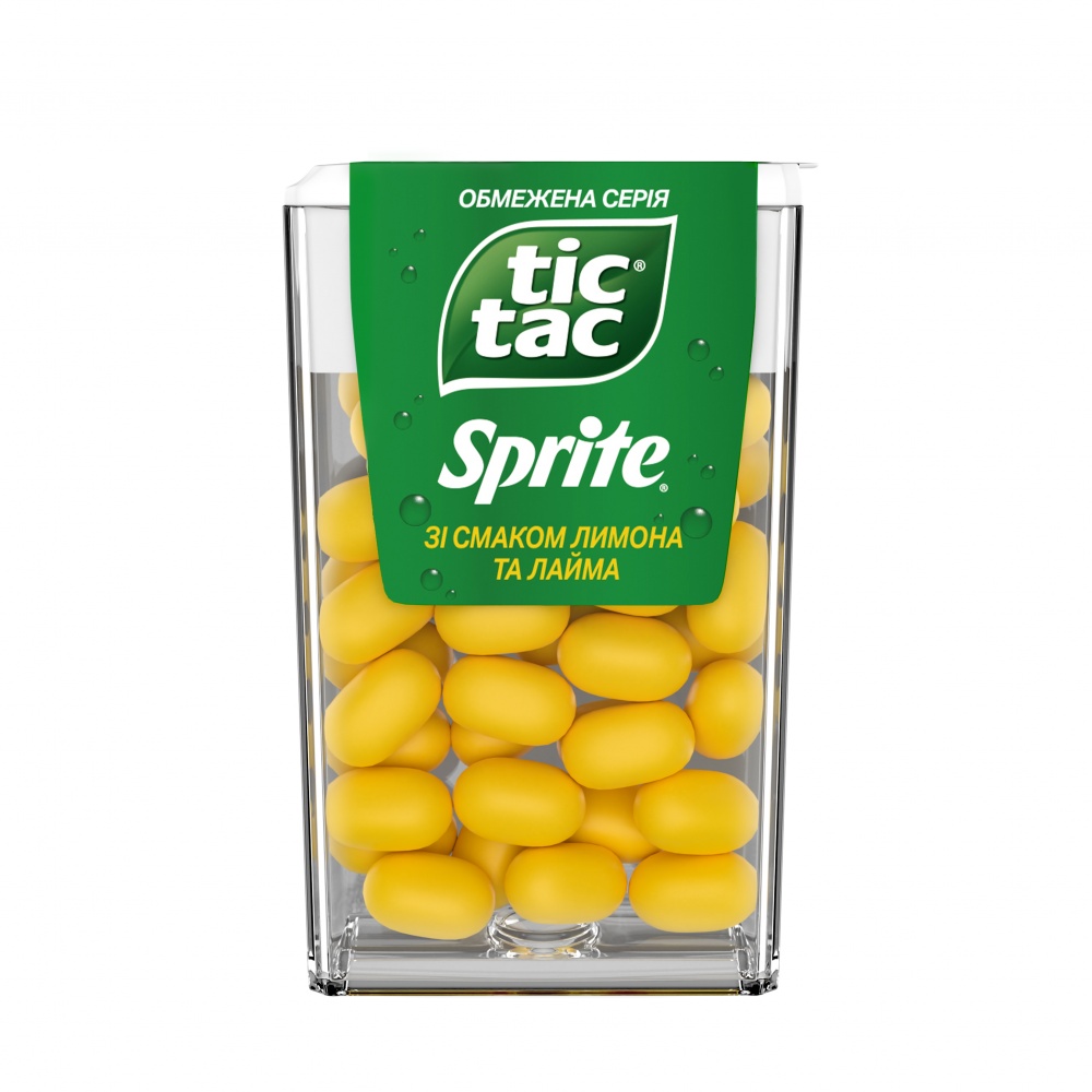 Драже Тік Так Sprite со вкусом лимона и лайма 18 г