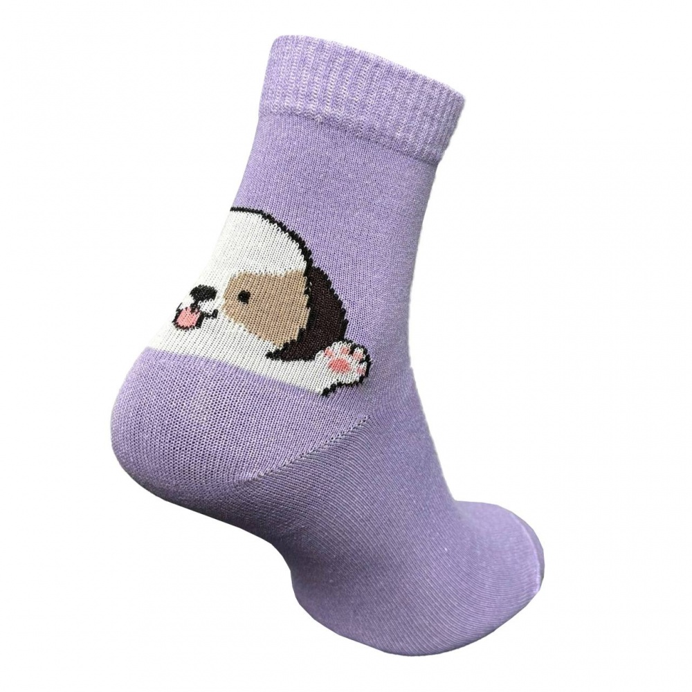Носки женские Premier Socks с песиками р.23-25 светло-сиреневый