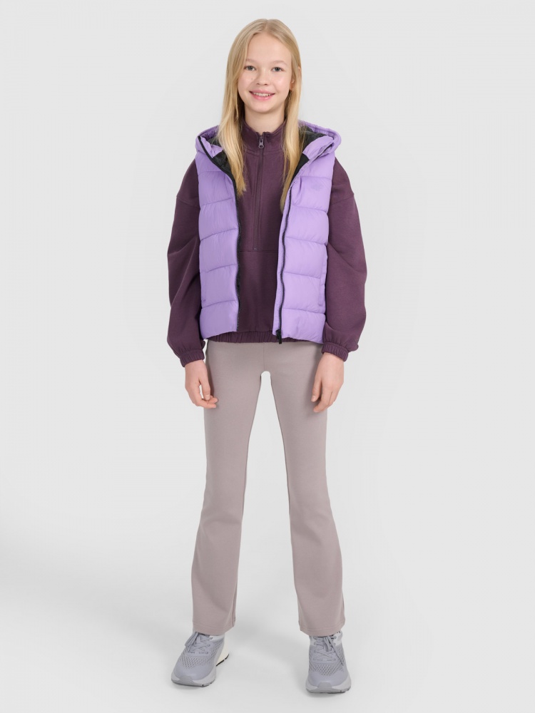 Жилет 4F VEST JACKET F166 4FJWSS25TVJAF166-51S р.128 фиолетовый