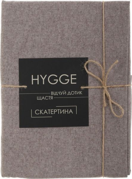 Скатерть Huge Marron 132x180 см коричневый Прованс 