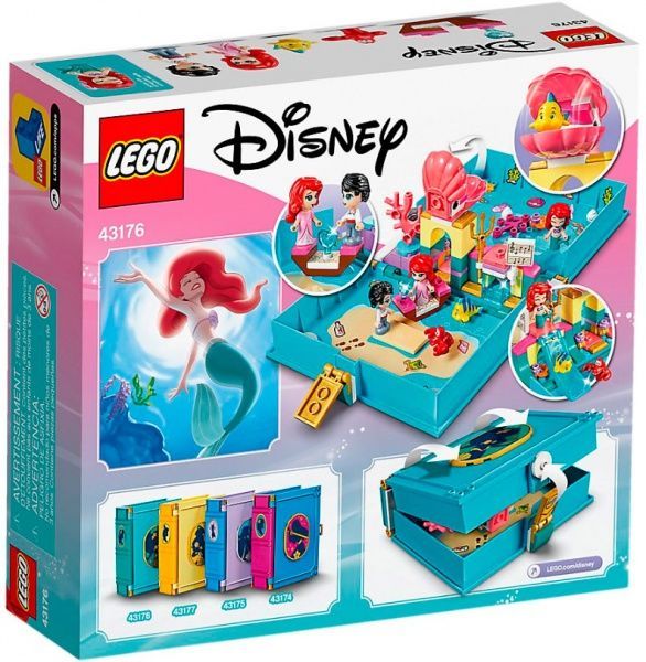 Конструктор LEGO Disney Princess Книга приключений Ариэль 43176