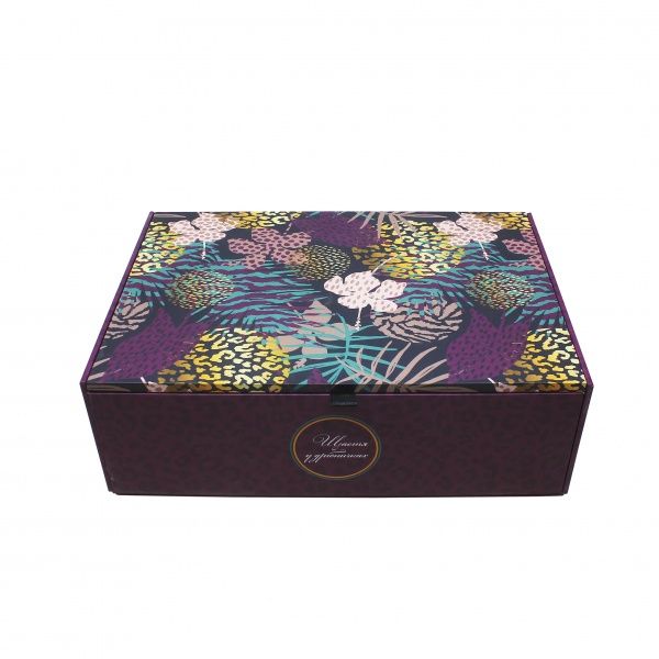 Шкатулка Джунгли M 18x26x7,5 см бордо CooverBox