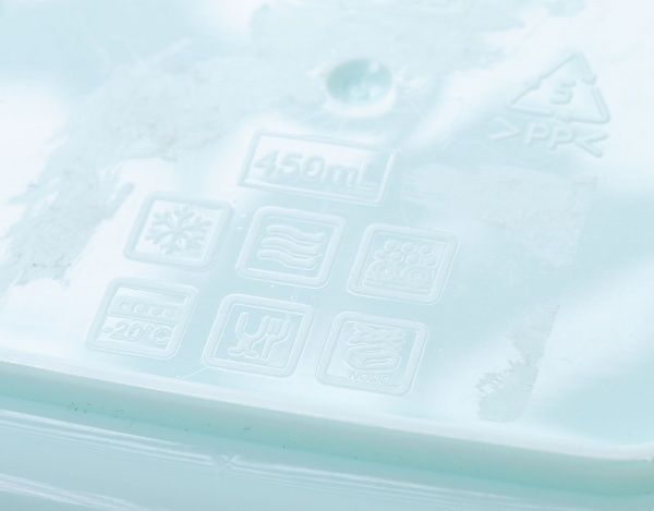 Контейнер Фієста 450 мл квадратний салатовий Алеана