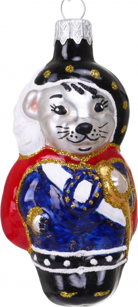 Декорация новогодняя Формовая игрушка в ассортименте 5 см 