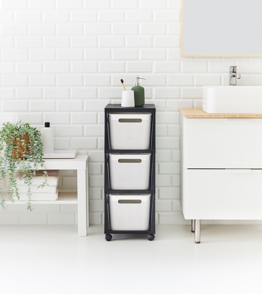 Комод-органайзер Rotho 1049701100 бело-серый 770x296x366 мм