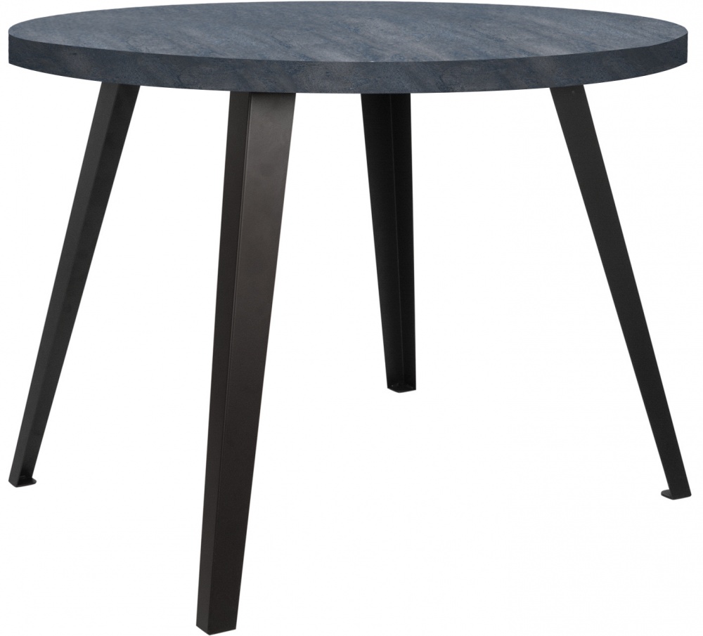 Стол Nowy Styl ANGLE BLACK (36) D900 (CH) угольный камень/черный