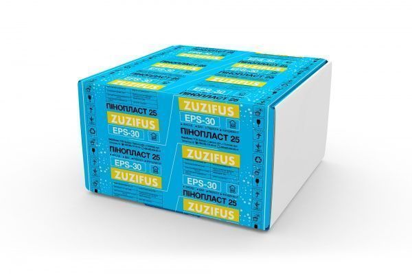 Пенопласт 25 ZUZIFUS EPS-30 30 мм