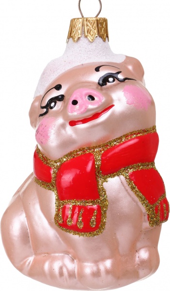 Декорация новогодняя Формовая игрушка в ассортименте 9 см 