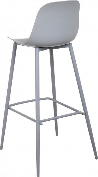 Стул барный Slim серый 