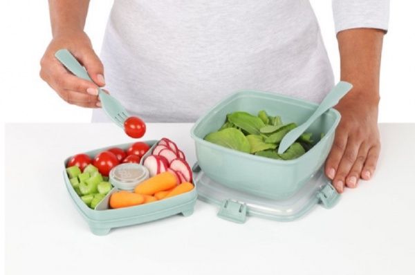 Ланч-бокс RENEW 1 л пластик серый 02500199 Sistema