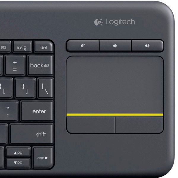 Клавиатура Logitech K400 Plus WL Ru (920-007147) black