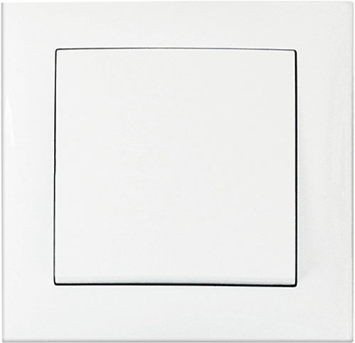 Вимикач одноклавішний Erste Triumph без підсвітки 10 А 250В білий 9202-01,W