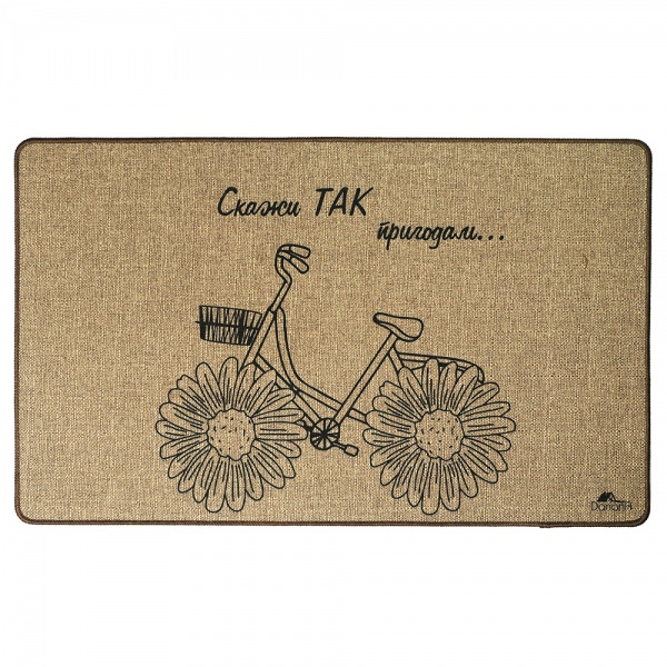Коврик Dariana Лен велосипед 45х75 см 