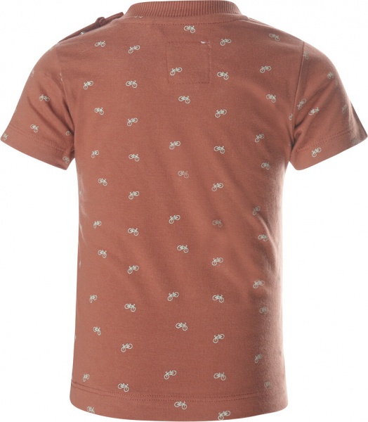 Футболка для мальчиков Koko Noko р.140 ржаво-коричневый T46805-37 