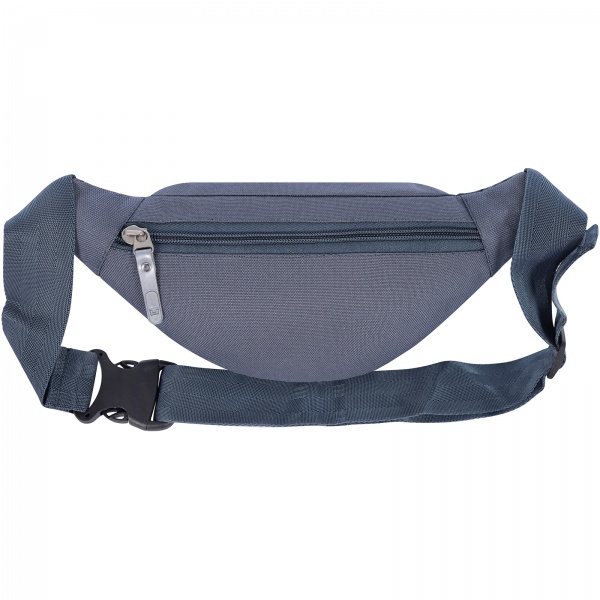 Сумка поясна Bagland Bella сiрий (20266)