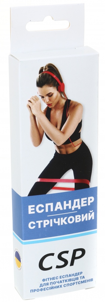 Резинка для фітнесу CSP р.35 кг червоний SPT-892226 червоний