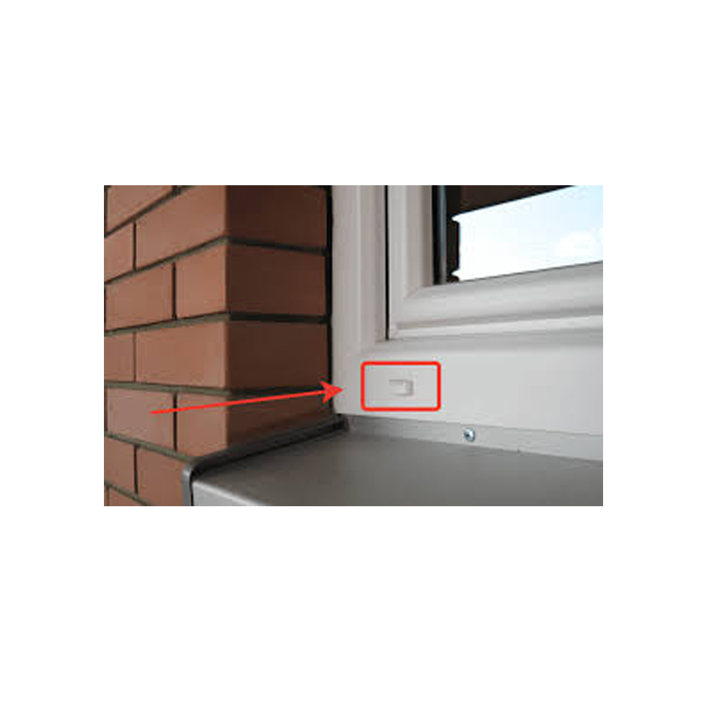 Ковпачок водовідведення Vektor білий для вікон