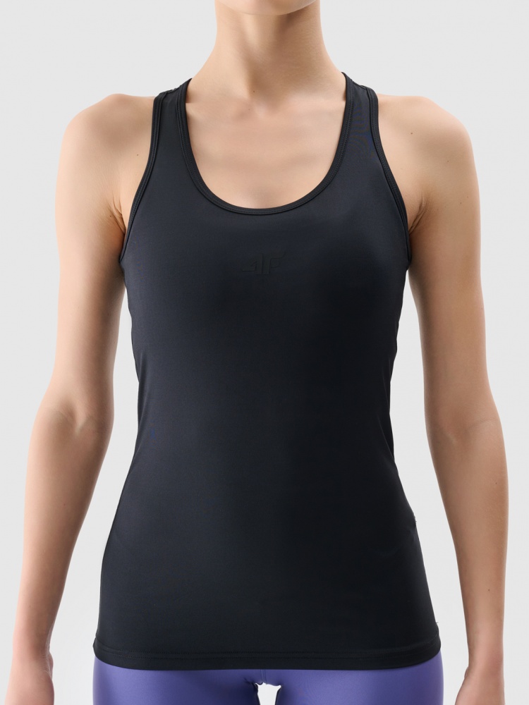 Майка 4F SLEEVELESS FNK F414 4FRSS25TFSLF414-20S р.S чорний