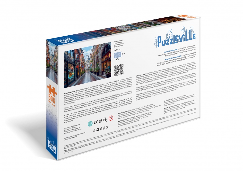Пазл PUZZLEVILLE Город фантазий 500 элементов PZL500_20
