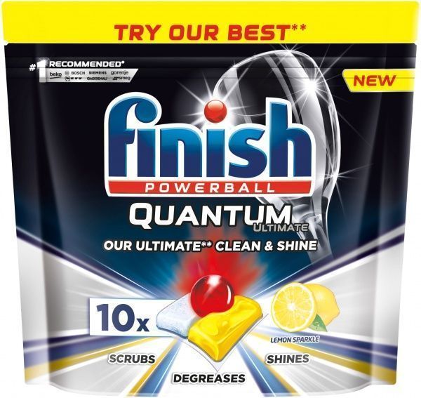 Таблетки для ПММ Finish Quantum Ultimate lemon 10 шт.