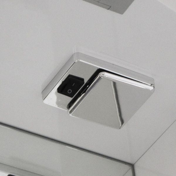 Зеркало со шкафчиком Сансервіс Славута с LED-подсветкой левое 