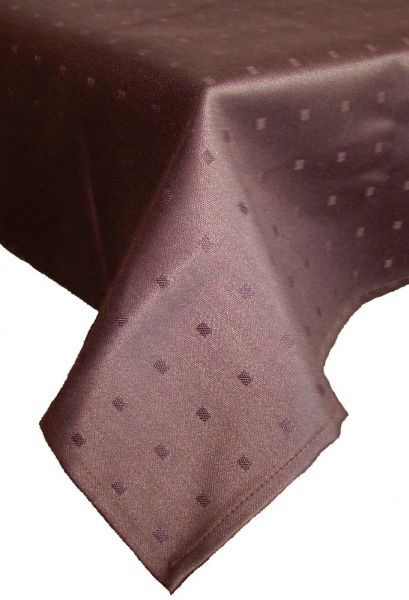Скатерть Кубики 522-19/00 140x220 см шоколадный Эдельвика 