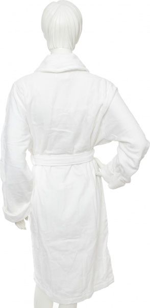 Халат велюровий 152559 р. L білий 