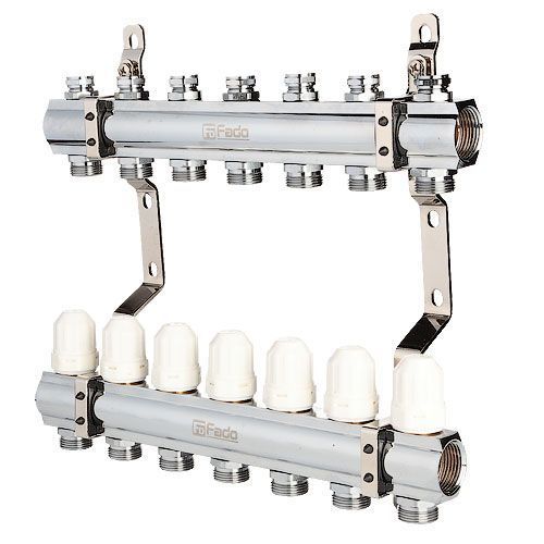 Коллектор с запорными клапанами1