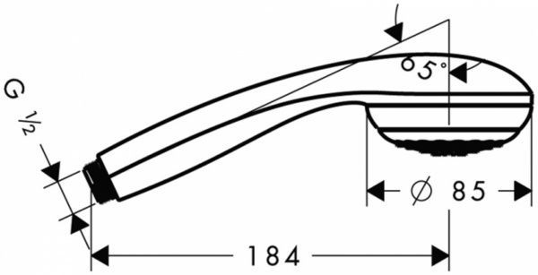 Ручний душ Hansgrohe Crometta 85 28585000 