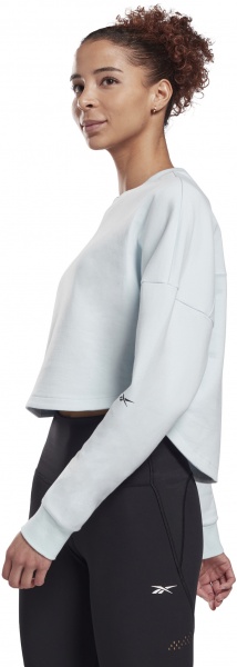 Джемпер Reebok TS DREAMBLEND COTTON ML GI6748 р. M блакитний