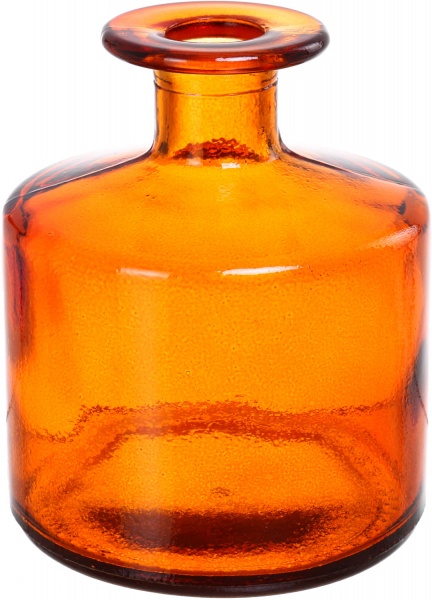 Ваза скляна помаранчева BOTELLA CUAD San Miguel