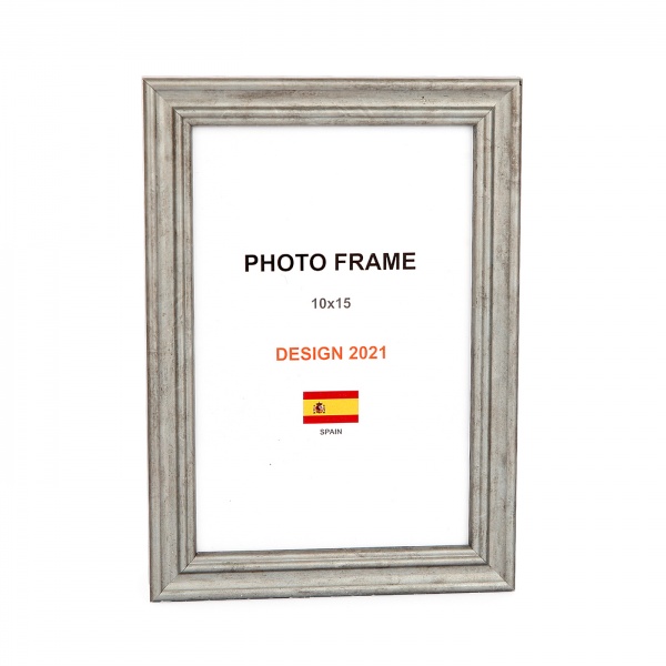 Рамка для фото 1 фото 10x15 см серый бетон 