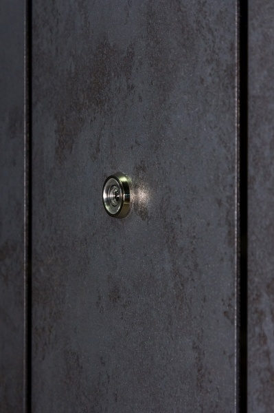 Двері вхідні Булат Гарант 535 бетон антрацит 2050x850 мм ліві