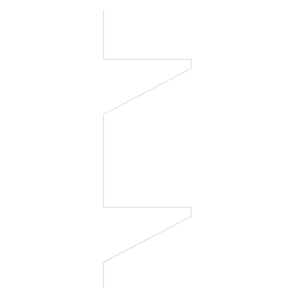 Кронштейн для полиць Valore Трикутник подвійний Loft SW-DT-21