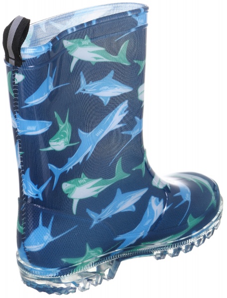 Сапоги резиновые для мальчиков Акула KP2118 размер 27 синий 