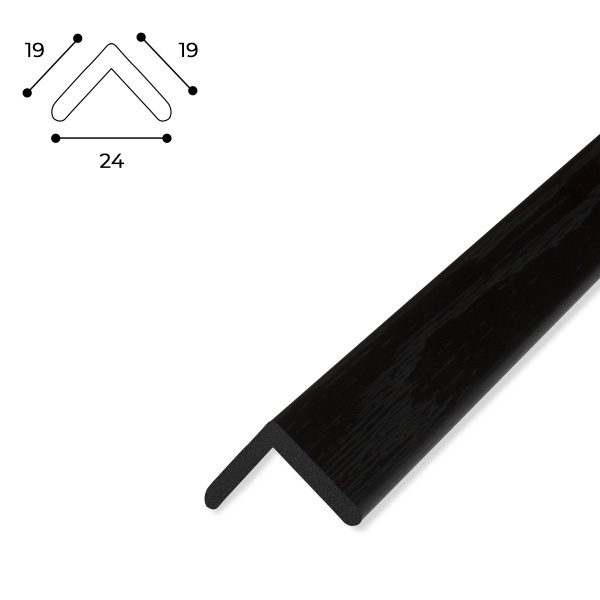 Уголок MARCO decor 1919-281-К черное дерево 19х19х2900 мм