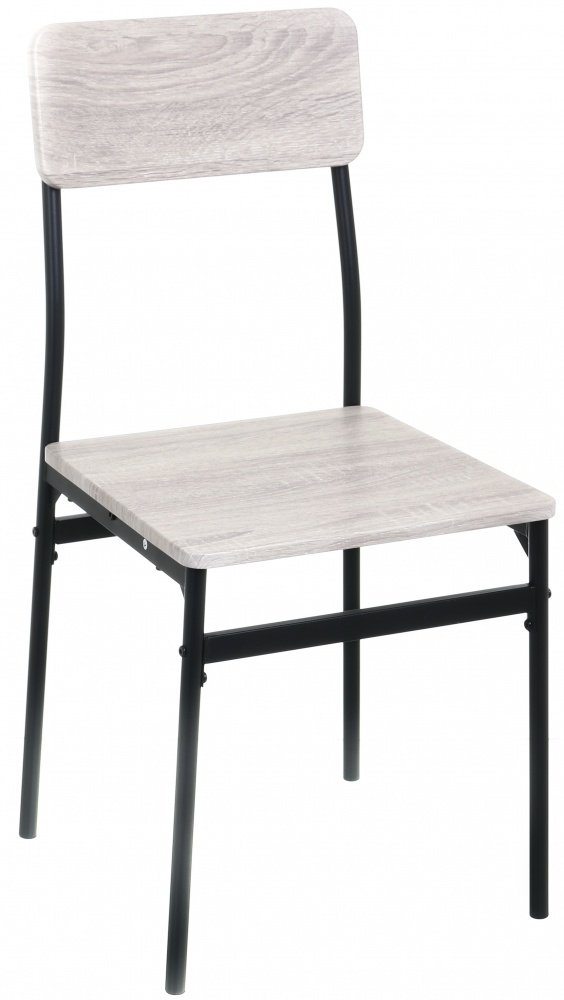 Комплект UP! (Underprice) Practic стол 110х70х76 см + 4 стулья 40х48х84 см дуб сонома/черный