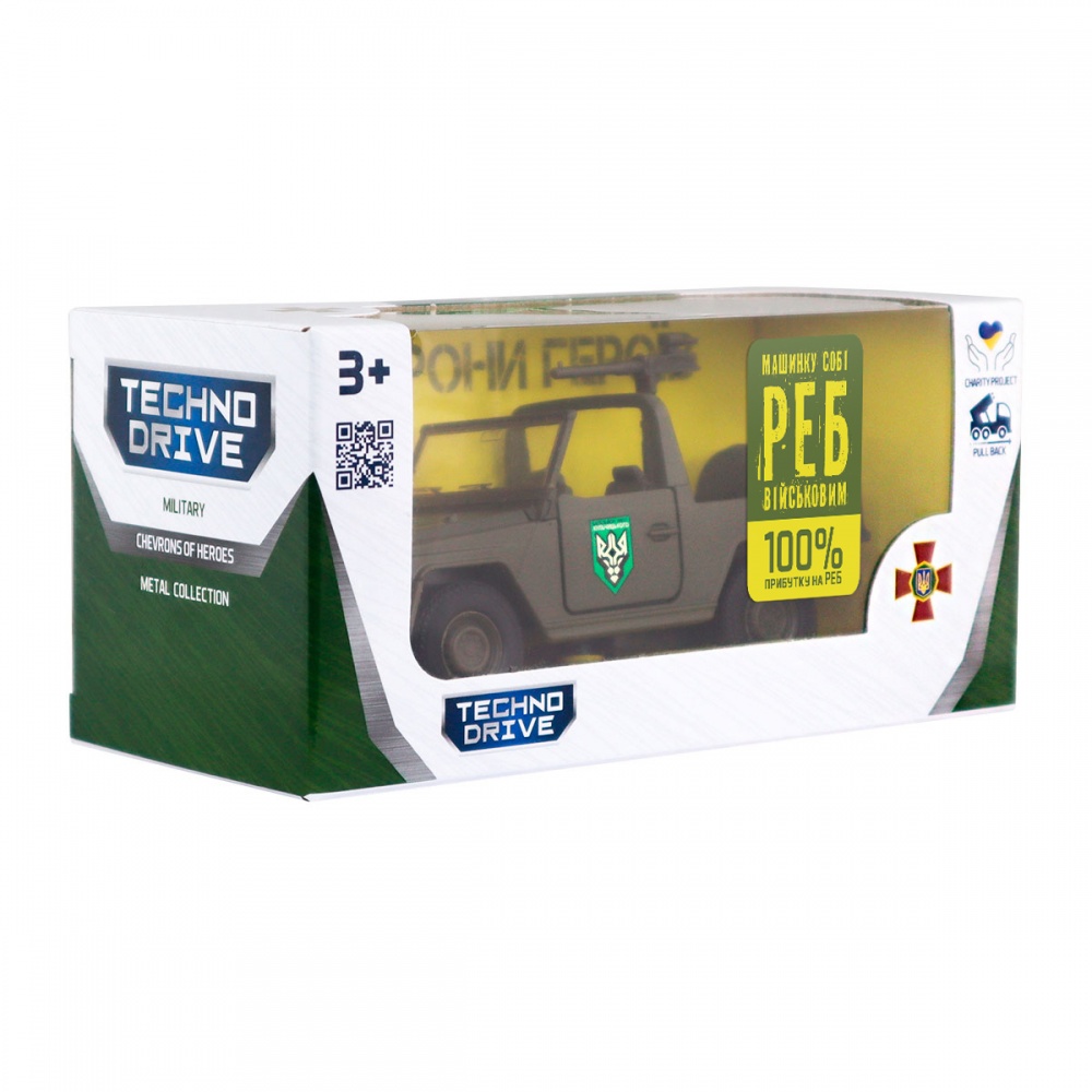 Модель TechnoDrive 1:32 серии Шевроны Героев Штурмовая машина БОН НГУ им. Кульчицкого 250329W2