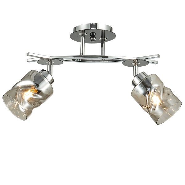 Люстра стельова Victoria Lighting Porto/PL2 2x60 Вт E27 хром 