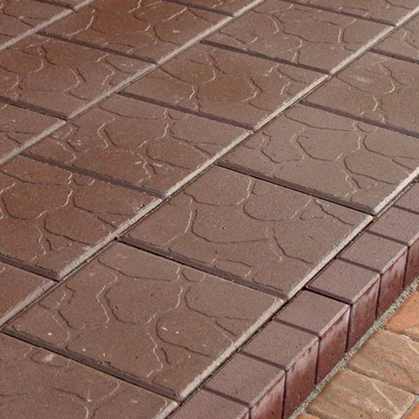 Плитка тротуарна 300x300x40 мм коричнева