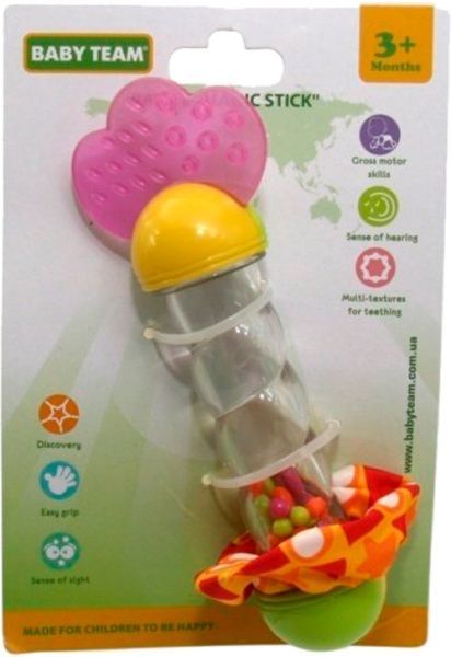 Игрушка-погремушка Baby Team Волшебная палочка