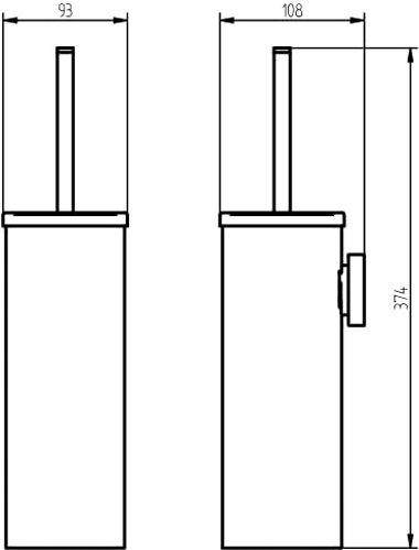 Ершик для унитаза Haceka Mezzo 403020