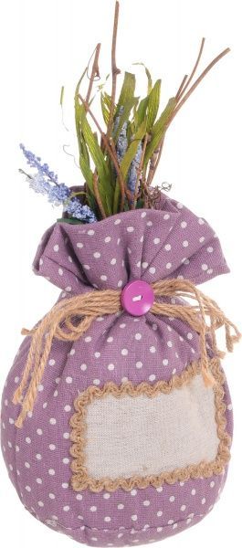 Декорация весенняя мешочек с лавандой 13х27 см D6G083A