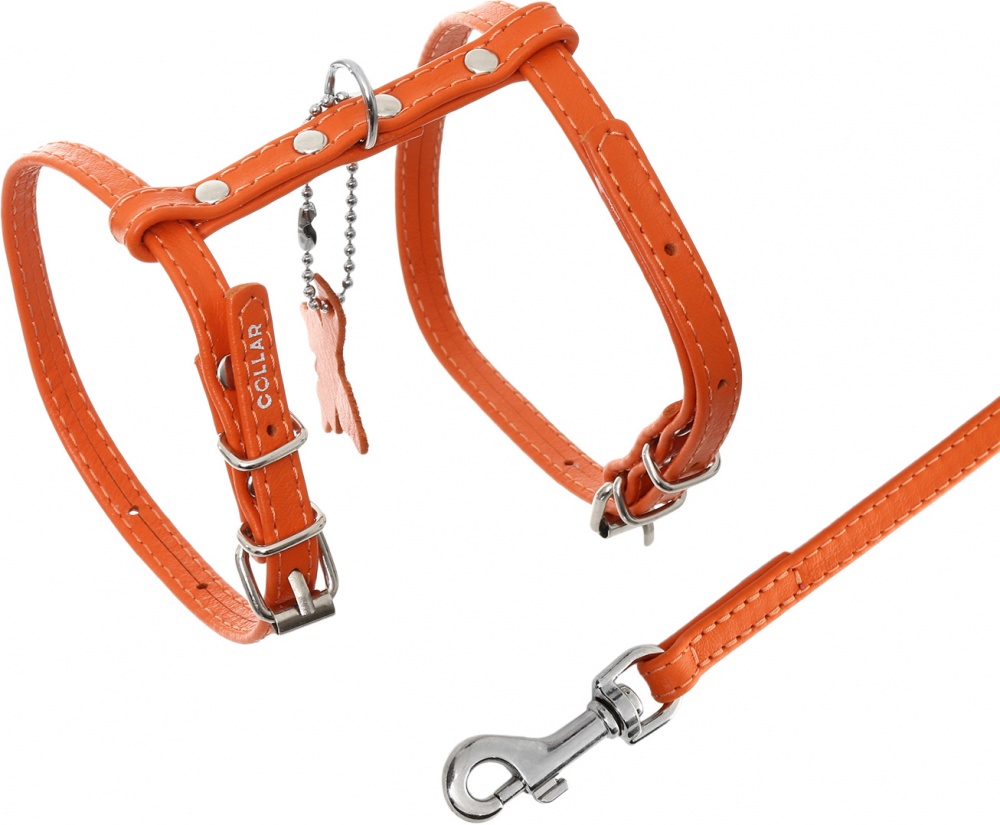 Шлейка Glamour з повідцем 9 мм 33994