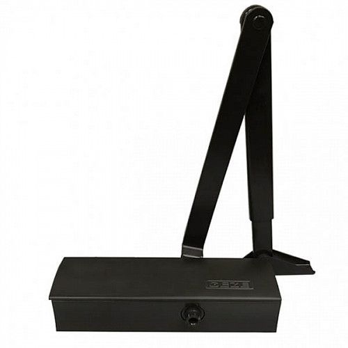 Доводчик дверной Geze TS 1500 с коленной тягой черный 80 кг