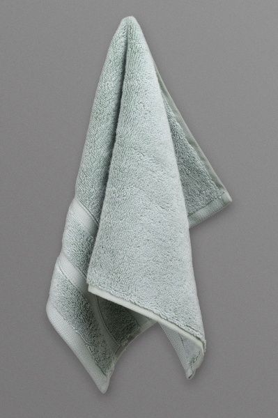 Полотенце махровое Bamboo 30x50 см серо-зеленый La Nuit 